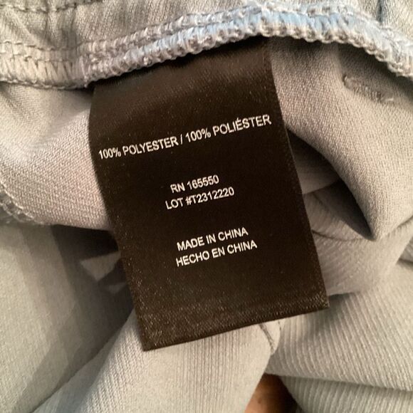 32 DEGREES COOL SIZE XL SLATE BLUE PULL ON STRAIGHT LEG HIGH RISE PANTS POCKETS - Picture 8 of 8